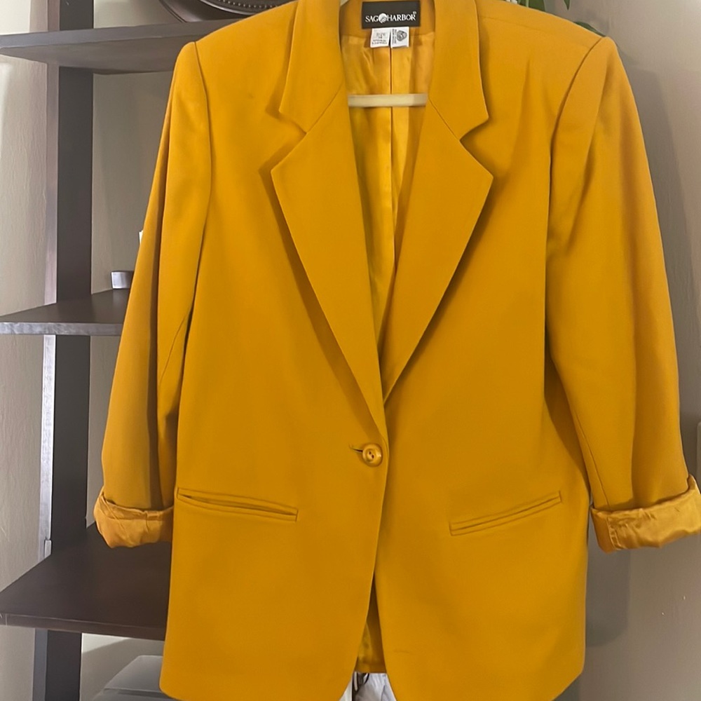 Goldenrod Wool Blazer sz14